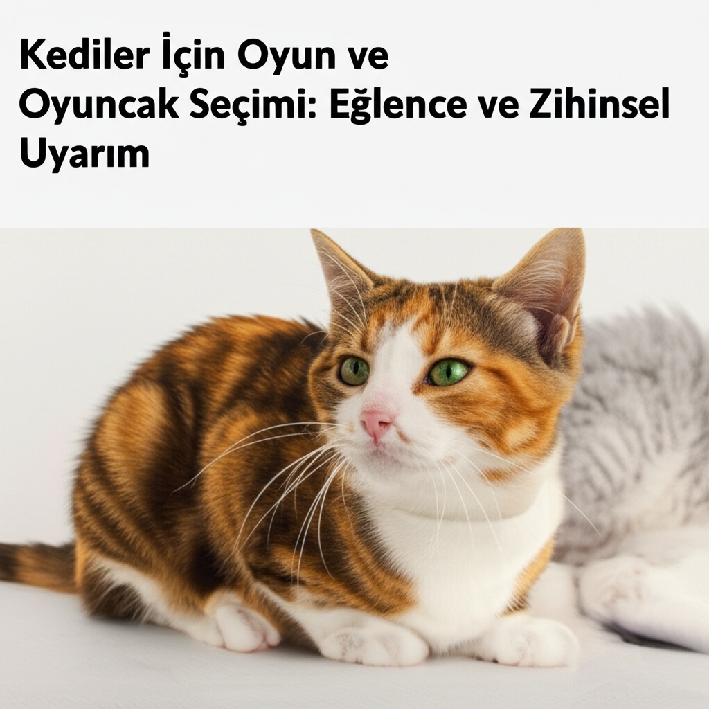 Kediler İçin Oyun ve Oyuncak Seçimi: Eğlence ve Zihinsel Uyarım